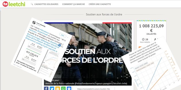 Cagnotte des policiers : Leetchi dément toute « attaque de robots » et s’explique