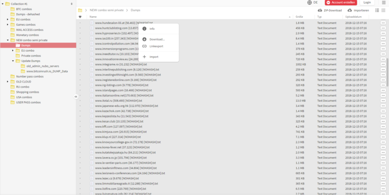 Collection #1 : un gigantesque fichier révèle plus de 700 millions de comptes et mots de passe