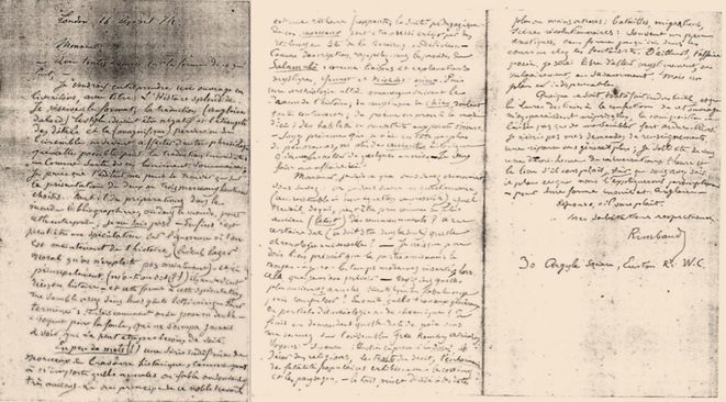 Paradoxal silence autour de la découverte d’une lettre de Rimbaud