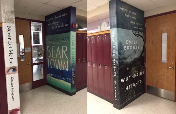 Pour inciter à lire, ce lycée a transformé ses couloirs en bibliothèque