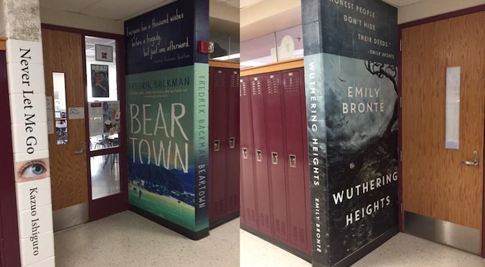 Pour inciter à lire, ce lycée a transformé ses couloirs en bibliothèque