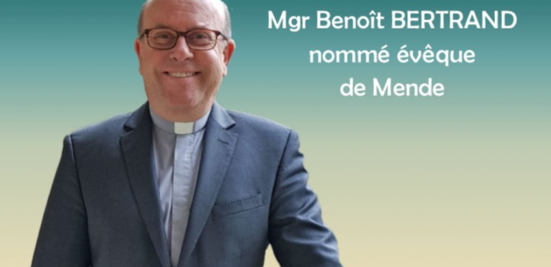 Mgr Bertrand, nouvel évêque de Mende