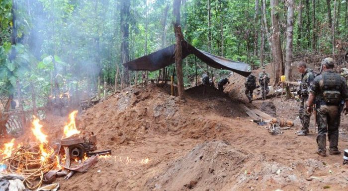 [Chiffre] 765 sites d’orpaillage clandestins détruits en Guyanne l’année passée