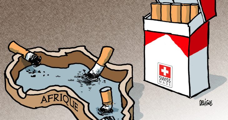 La Suisse exporte en Afrique des cigarettes plus toxiques