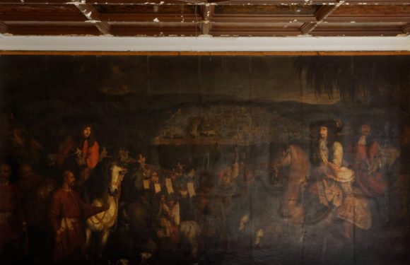 Une mystérieuse peinture retrouvée dans les murs de la boutique Oscar de la Renta à Paris