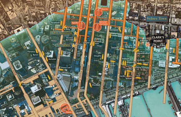 Une carte met au jour des navires ensevelis sous les rues de San Francisco