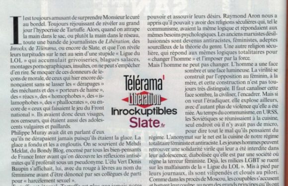 Zemmour sur la Ligue du Lol : « Comme dans les procès de Moscou, les coupables s’accusent et battent leur coulpe, au nom des grands principes qu’ils ont bafoués »