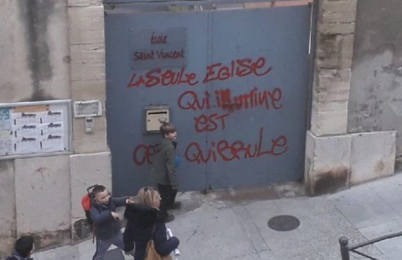 Sète (34): un tag menaçant sur l’école catholique Saint-Vincent