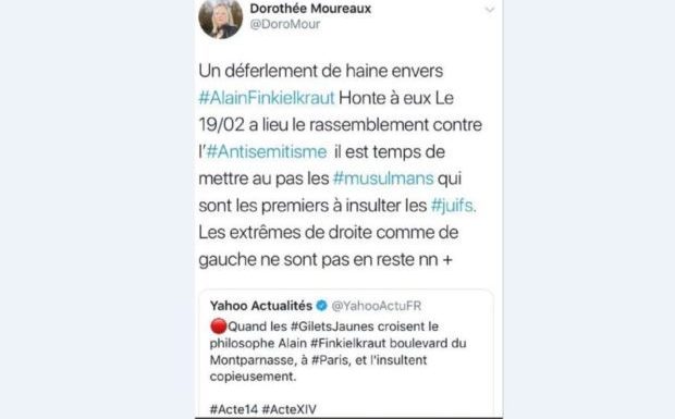 Antisémitisme : polémique autour des propos d’une élue LR qui veut «mettre les musulmans au pas »