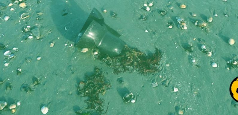 #AlertePollution : dans la baie du Mont-Saint-Michel, les plages envahies par le plastique issu des élevages d’huîtres et de moules