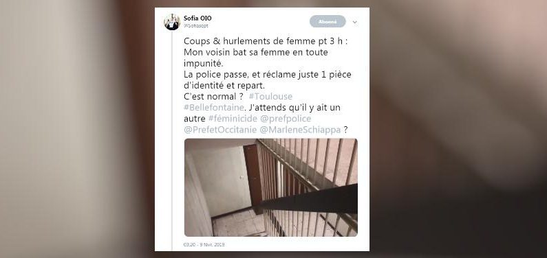 « J’attends qu’il y ait un autre féminicide ? » : elle enregistre les cris d’une voisine et interpelle la police sur Twitter