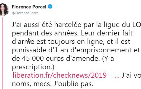 « Ils sont allés jusqu’à se rendre sur mon lieu de travail » : la youtubeuse Florence Porcel raconte comment « La Ligue du LOL » l’a « traumatisée »