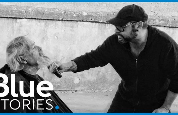 EN VIDÉO – Laurent Santini, coiffeur de rue au service des sans-abri