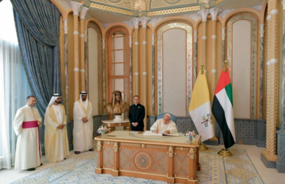Le Pape et l’Imam de El Azhar à Abu Dhabi, célèbrent la tolérance