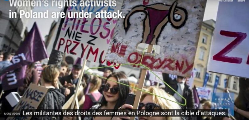 Pologne : Les militantes des droits des femmes sous pression