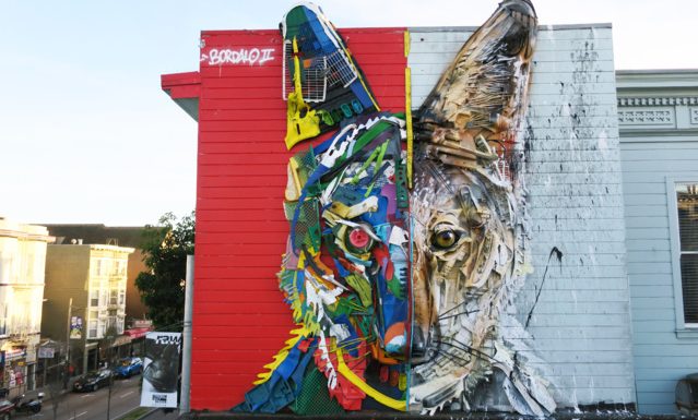 Les animaux-déchets de ce street artiste nous alertent sur leur disparition