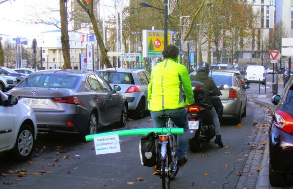 Nantes: Les cyclistes invités à circuler avec une frite pour éviter les dépassements dangereux