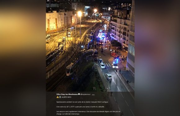 Issy-les-Moulineaux: Une rame du tram déraille, une douzaine de blessés légers