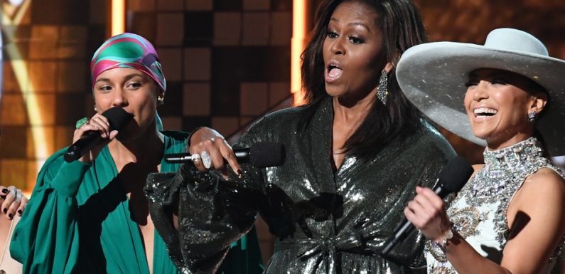 VIDEO. Grammy Awards: Michelle Obama, invitée surprise de la cérémonie