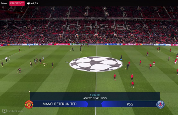 Manchester United-PSG diffusé sur Facebook: Le club parisien plaide le problème de géolocalisation