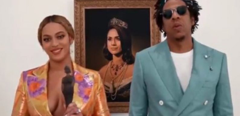 Brit Awards: Beyoncé et Jay-Z posent devant la «reine» Meghan Markle