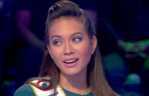 «Les Terriens du samedi»: Miss France, Vaimalama Chaves, remet Baffie à sa place («au coin»)