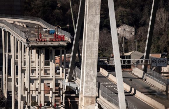 Italie: Première étape de la destruction du viaduc de Gênes