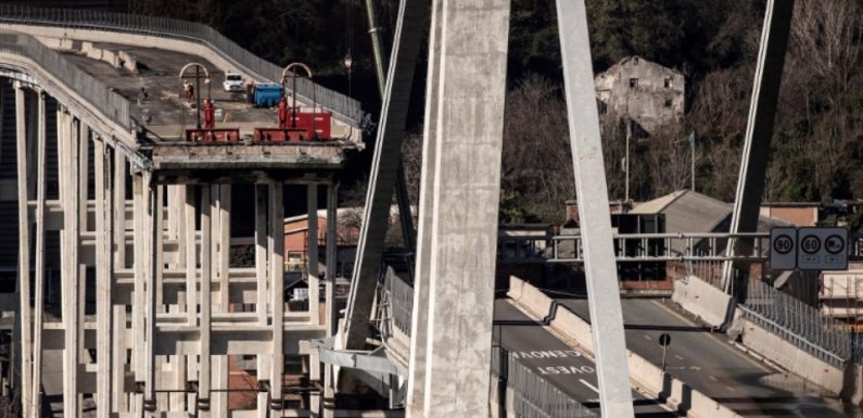 Italie: Première étape de la destruction du viaduc de Gênes