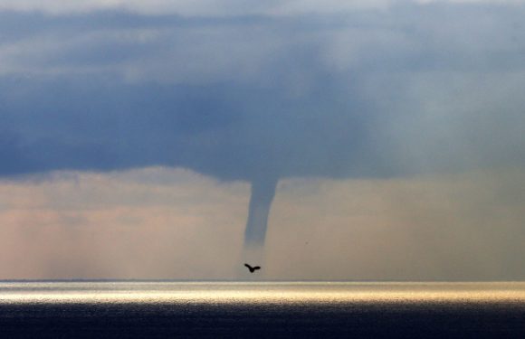 Nice: PHOTOS. De spectaculaires trombes marines aperçues au large