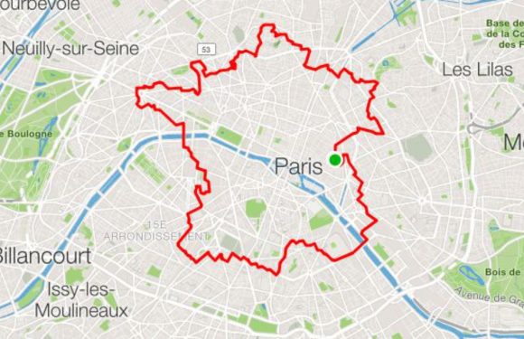 Wouah! Il dessine la France avec son GPS en marchant dans Paris