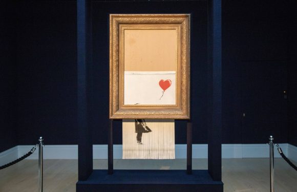 Banksy: Son œuvre autodétruite sera exposée dans un musée en Allemagne