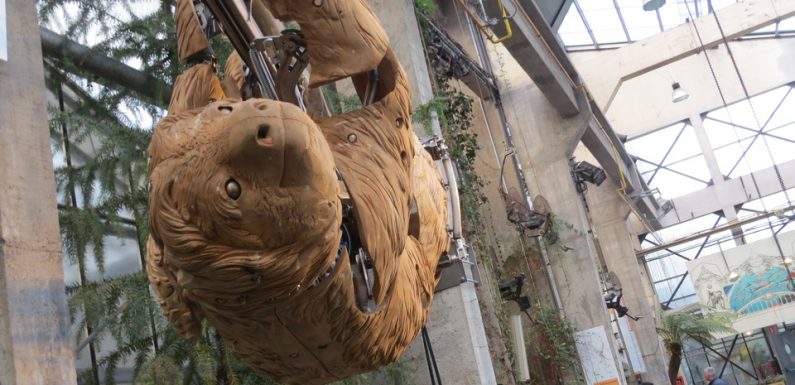 VIDEO. Nantes: On vous présente le paresseux, la nouvelle créature mécanique des Machines de l’île