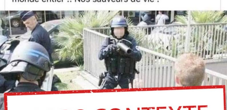 Attention à cette photo d’affrontement entre policiers et pompiers sortie de son contexte