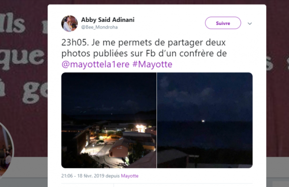 Mayotte: Un étrange bruit dans le ciel fait craindre une météorite