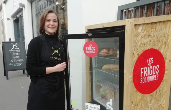Lyon: Le frigo solidaire fait sa toute première apparition