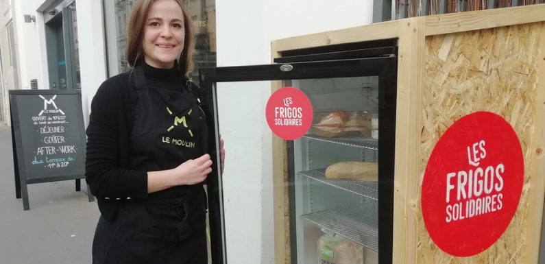 Lyon: Le frigo solidaire fait sa toute première apparition