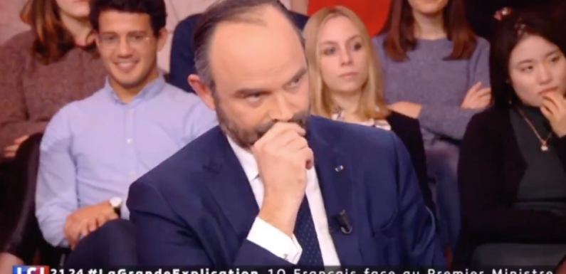 Débat télévisé « La grande explication »: Un restaurateur face à E. Philippe «Je propose une nouvelle taxe… la taxe sur le grattage de cul»