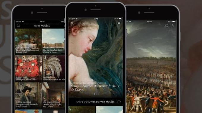 Une application immersive au cœur des œuvres des musées parisiens