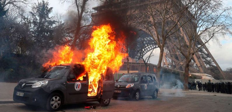 Manifestation des « gilets jaunes » : le suspect de l’incendie d’un véhicule « Sentinelle » déféré