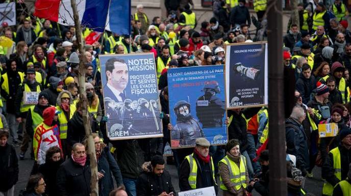 « Gilets jaunes » : 133 plaintes déposées à l’IGPN pour violences policières, selon Christophe Castaner