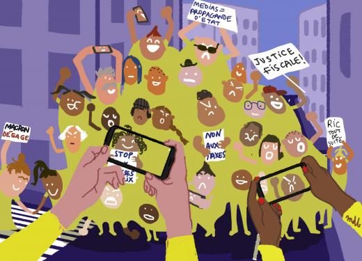Gilets jaunes : les images « vécues » disent-elles la réalité ?