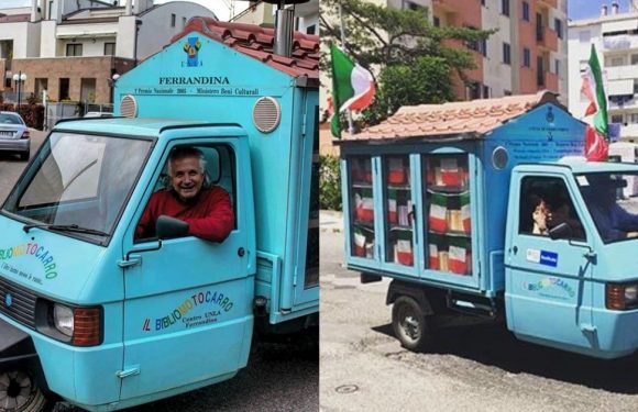Italie : une bibliothèque mobile pour partager son amour des livres