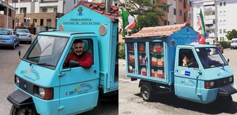 Italie : une bibliothèque mobile pour partager son amour des livres