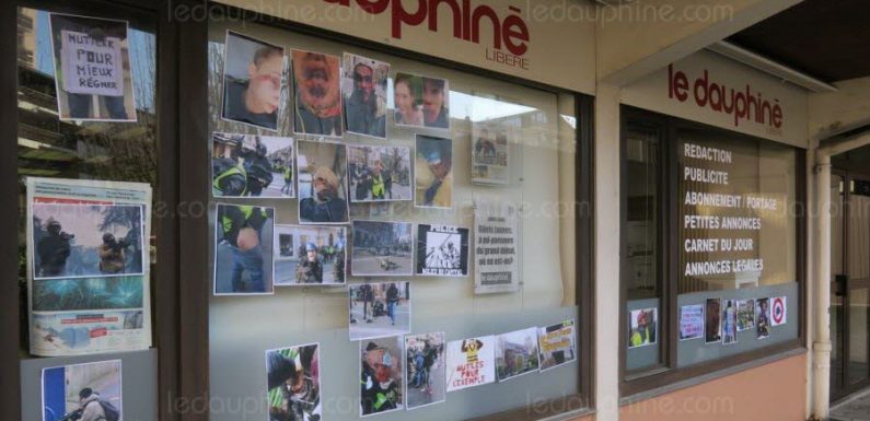 HAUTE-SAVOIE Une vingtaine de Gilets jaunes investissent l’agence du Dauphiné Libéré de Thonon-les-Bains