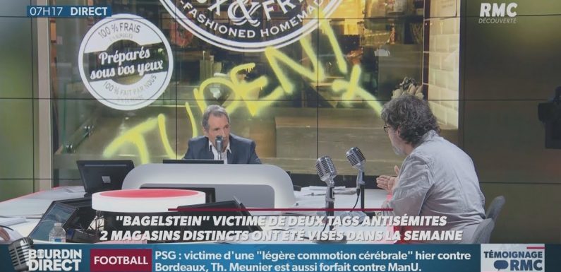Le gérant de la boutique Bagelstein taggée à Bourdin : «On essaie de me faire dire que c’était les Gilets Jaunes. Je n’y crois pas trop.»