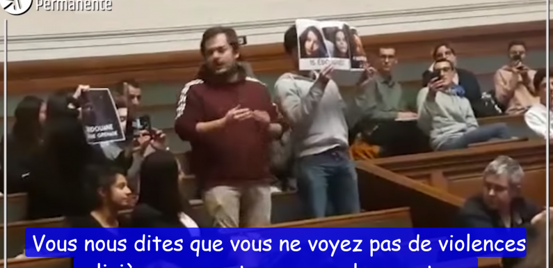 Christophe Castaner interpellé par un étudiant à la Sorbonne sur les violences policières