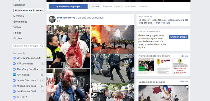« Gilets jaunes »: des photos décontextualisées pour critiquer Macron
