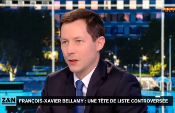 François-Xavier Bellamy : « À peu près tout me sépare du Rassemblement national »