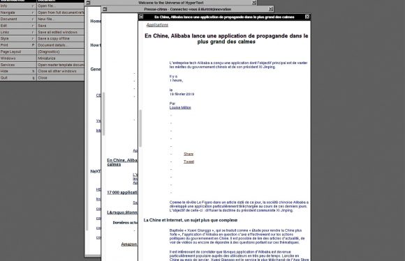 Nostalgie : le navigateur vous permet de surfer sur le web de 1990