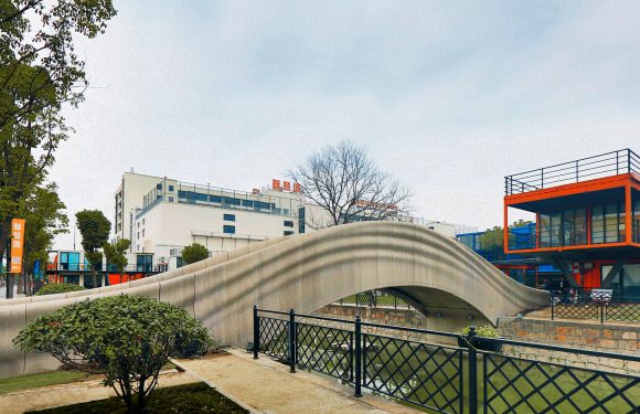 World’s longest 3D-printed concrete bridge opens in Shanghai
